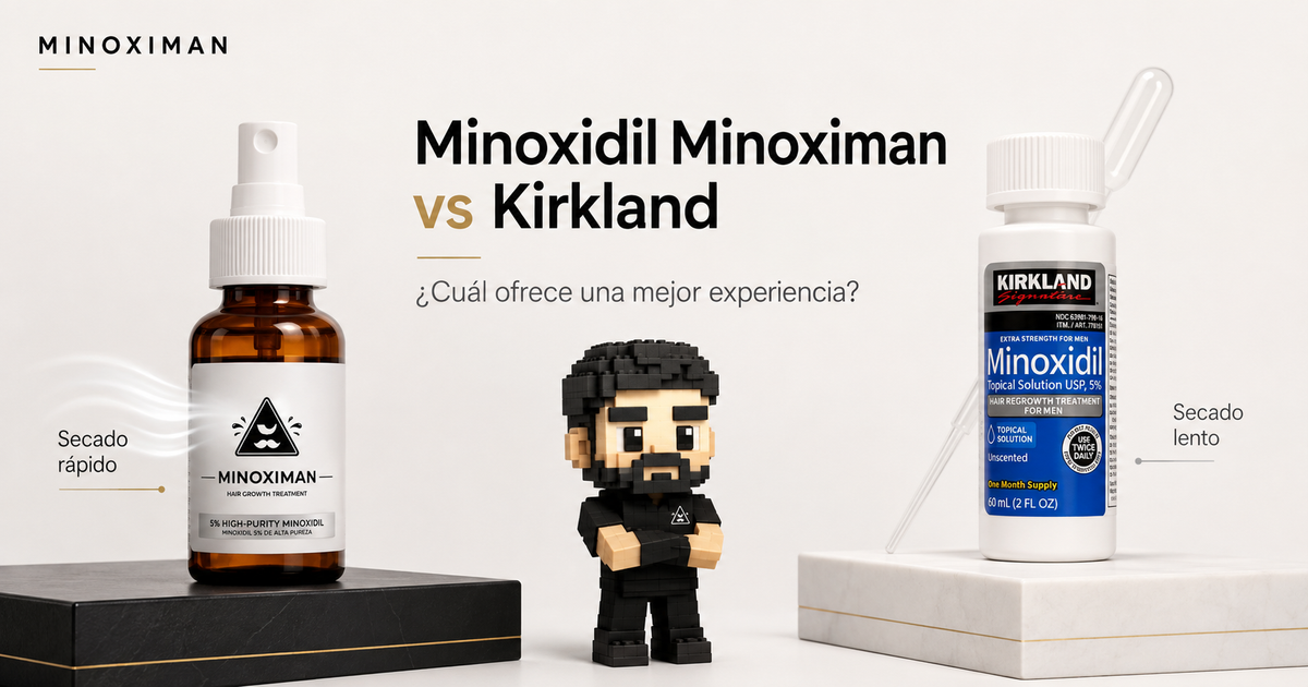 Minoxidil Minoximan vs Kirkland: ¿cuál es mejor?