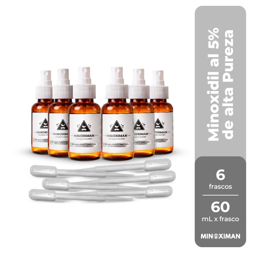 6 Minoxidil Minoximan al 5%